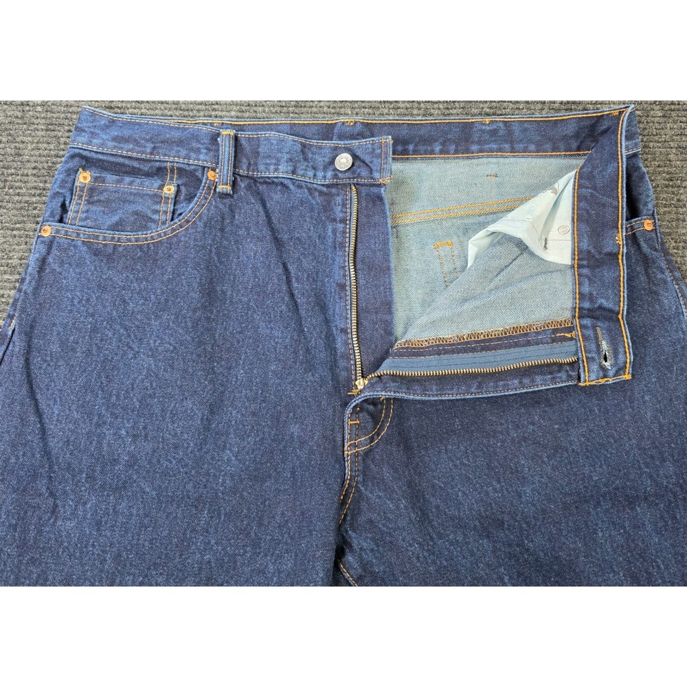 Levi's 517 Bootcut Jeans Mens 40x30 Blue Excellent Dark Wash Denim Pants